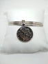 Bracciale argento 925 donna rigido con moneta SUALI' BM1946 | Gioiellitosti.it